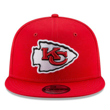 Load image into Gallery viewer, New Era Kansas City Chiefs Red Basic 9FIFTY Adjustable Snapback Hat