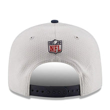 Load image into Gallery viewer, New Era New England Patriots Silver Super Bowl LII Side Patch Sideline 9FIFTY Snapback Adjustable Hat