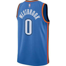 Load image into Gallery viewer, Russell Westbrook Oklahoma City Thunder Blue Swingman Jersey 2018 - 2019