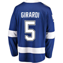 Load image into Gallery viewer, Dan Girardi Tampa Bay Lightnings Player Swingman Jersey