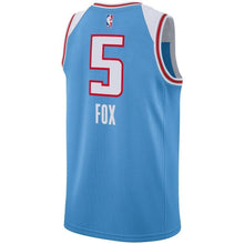 Load image into Gallery viewer, De&#39;Aaron Fox Sacramento Kings Blue Swingman City Edition Jersey 2018 - 2019