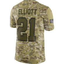 Load image into Gallery viewer, Dallas Cowboys Ezekiel Elliott Camo Jersey 2018 - 2019
