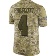 Load image into Gallery viewer, Dallas Cowboys Dak Prescott Camo Jersey 2018 - 2019