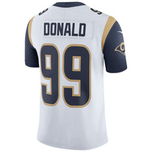 Load image into Gallery viewer, Los Angeles Rams Aaron Donald White Jersey 2018 - 2019