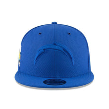 Load image into Gallery viewer, New Era Los Angeles Chargers Blue 2018 NFL Sideline Color Rush Official 9FIFTY Snapback Adjustable Hat