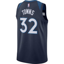 Load image into Gallery viewer, Karl-Anthony Towns Minnesota Timberwolves Navy Swingman Jersey 2018 - 2019