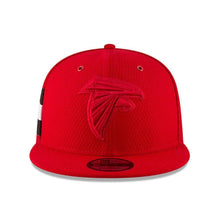 Load image into Gallery viewer, New Era Atlanta Falcons Red 2018 NFL Sideline Color Rush Official 9FIFTY Snapback Adjustable Hat