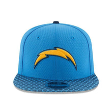 Load image into Gallery viewer, New Era Los Angeles Chargers Powder Blue 2017 Sideline Official 9FIFTY Snapback Hat