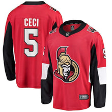 Load image into Gallery viewer, Cody Ceci Ottawa Senators Player Swingman Jersey