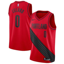 Load image into Gallery viewer, Damian Lillard Portland Trail Blazers Red Swingman Jersey 2018 - 2019