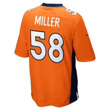 Load image into Gallery viewer, Denver Broncos Von Miller Orange Jersey 2018 - 2019