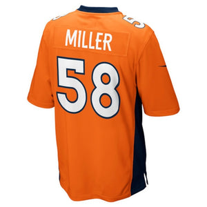 Denver Broncos Von Miller Orange Jersey 2018 - 2019