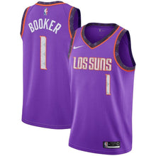 Load image into Gallery viewer, Devin Booker Phoenix Suns Purple Swingman City Edition Jersey 2018 - 2019