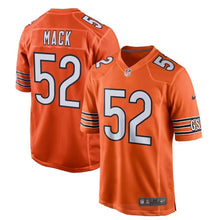 Load image into Gallery viewer, Chicago Bears Khalil Mack Orange Jersey 2018 - 2019
