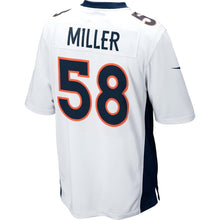 Load image into Gallery viewer, Denver Broncos Von Miller White Jersey 2018 - 2019