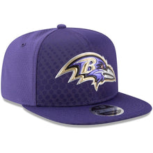 Load image into Gallery viewer, New Era Baltimore Ravens Purple 2017 Color Rush 9FIFTY Snapback Adjustable Hat