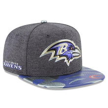 Load image into Gallery viewer, New Era Baltimore Ravens Graphite NFL Spotlight Original Fit 9FIFTY Snapback Adjustable Hat