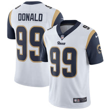 Load image into Gallery viewer, Los Angeles Rams Aaron Donald White Jersey 2018 - 2019