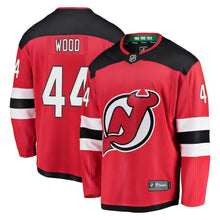 Load image into Gallery viewer, Miles Wood New Jersey Devils Player Swingman Jersey