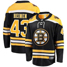Load image into Gallery viewer, Danton Heinen Boston Bruins Player Swingman Jersey