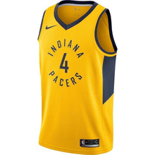 Load image into Gallery viewer, Victor Oladipo Indiana Pacers Yellow Swingman Jersey 2018 - 2019