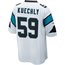 Load image into Gallery viewer, Carolina Panthers Luke Kuechly White Jersey 2018 - 2019