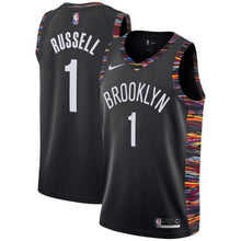 Load image into Gallery viewer, D&#39;Angelo Russell Brooklyn Nets Black Swingman City Edition Jersey 2018 - 2019