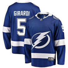 Load image into Gallery viewer, Dan Girardi Tampa Bay Lightnings Player Swingman Jersey