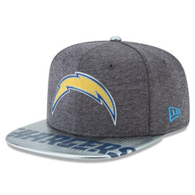 Load image into Gallery viewer, New Era Los Angeles Chargers Graphite NFL Spotlight Original Fit 9FIFTY Snapback Adjustable Hat