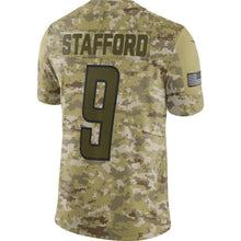 Load image into Gallery viewer, Detroit Lions Matthew Stafford Camo Jersey 2018 - 2019