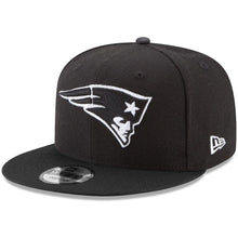 Load image into Gallery viewer, New Era New England Patriots Black B-Dub 9FIFTY Adjustable Hat