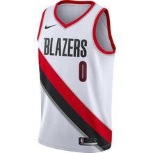 Load image into Gallery viewer, Damian Lillard Portland Trail Blazers White Swingman Jersey 2018 - 2019