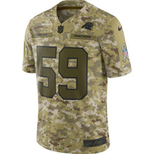 Load image into Gallery viewer, Carolina Panthers Luke Kuechly Camo Jersey 2018 - 2019