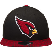 Load image into Gallery viewer, New Era Arizona Cardinals Black/Cardinal Homer 9FIFTY Adjustable Snapback Hat