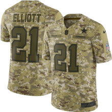 Load image into Gallery viewer, Dallas Cowboys Ezekiel Elliott Camo Jersey 2018 - 2019