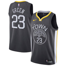 Load image into Gallery viewer, Draymond Green Golden State Warriors Charcoal Swingman Jersey 2018 - 2019