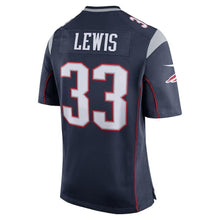 Load image into Gallery viewer, Dion Lewis New England Patriots Navy Super Bowl LI Bound Game Jersey 2019