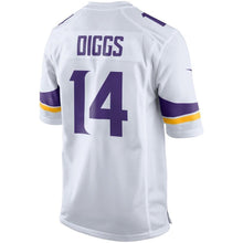 Load image into Gallery viewer, Stefon Diggs Minnesota Vikings Game Jersey - White 2018/2019