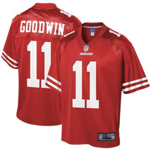 Load image into Gallery viewer, Marquise Goodwin San Francisco 49ers NFL Youth Team Player Jersey – Scarlet 2018/2019