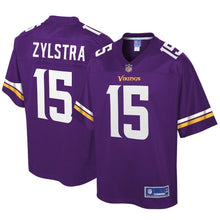 Load image into Gallery viewer, Brandon Zylstra Minnesota Vikings Pro Line Player Jersey – Purple 2018/2019