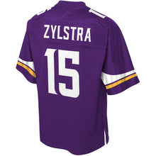 Load image into Gallery viewer, Brandon Zylstra Minnesota Vikings Pro Line Player Jersey – Purple 2018/2019